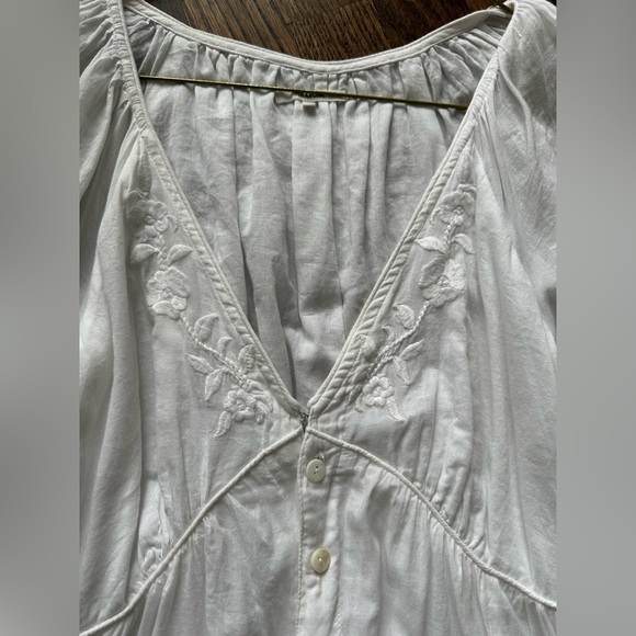 Revolve - TULAROSA Ciceli Embroidered Dress in White Size Small - Picture 4 of 8